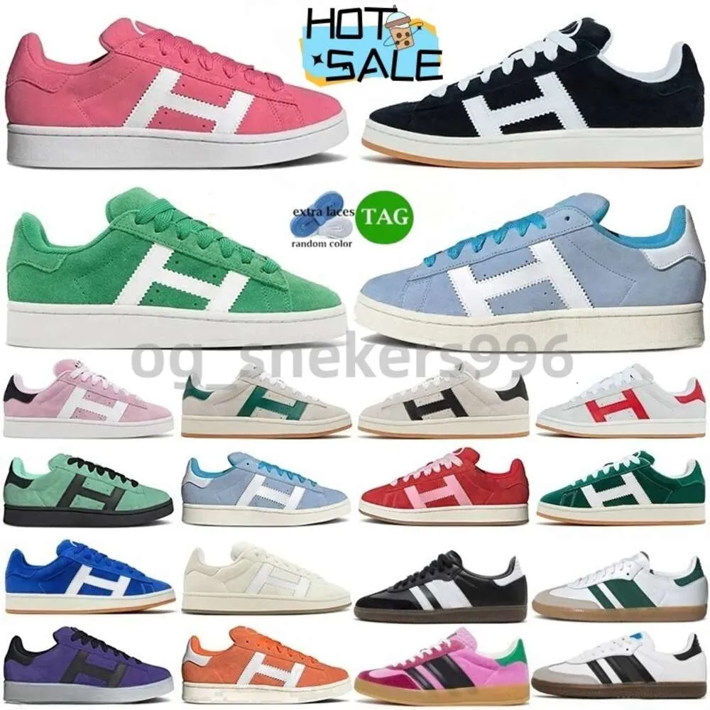 Freizeitschuhe für Männer Frauen Gazelles Vegans Campus 00s Spezial Og Shoe White Gum Collegiate Green Team Black Mens Womens Outdoor Designer Sneak Sports