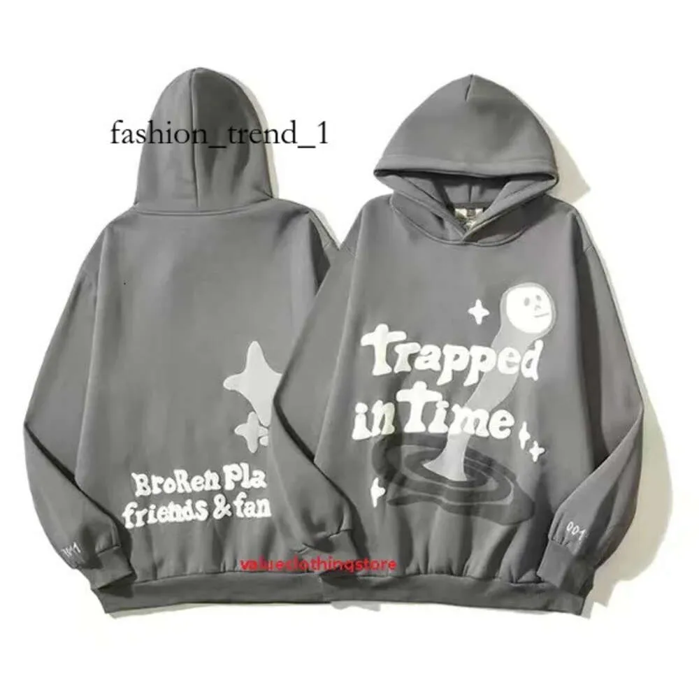 Trasiga planet hoodies grafisk tee designer tryckt mens y2k hoody 3d skum graffiti brev tröja hip hop hajuku tröjor tröjor kvinnor långärmad kostymer 2813