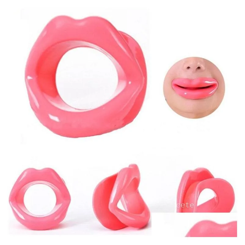 Party Favor 6Colors Sile Rubber Face Slimmer Exerciser Lip Trainer Oral Mouth Muscle Tightener Anti Aging Wrinkle Masr Care Lt498 Dr Dhxve