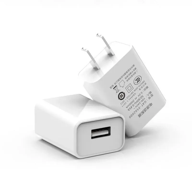 UL FCC Certified US Plug 5V 1A 2A USB Fast  Travel Wall  Mobile Phone Power Adapter for iphone samsung black white