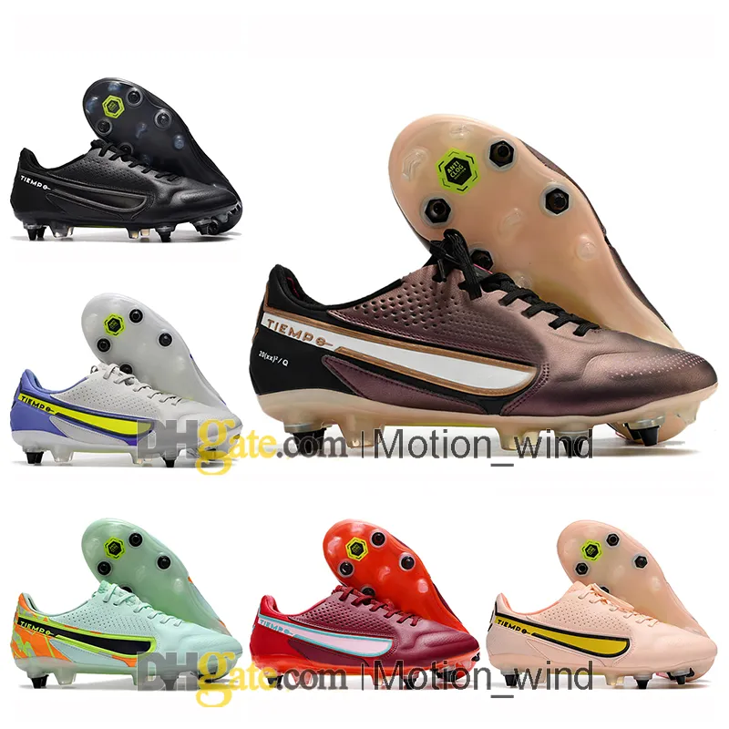 هدية حقيبة رجال عالية الكاحل لكرة القدم أحذية Tiempos IX Elite SG Firm Ground Cleats Neymar ACC Legends 9 Soccer Shoes Top Outdoor Trainers Botas de Futbol