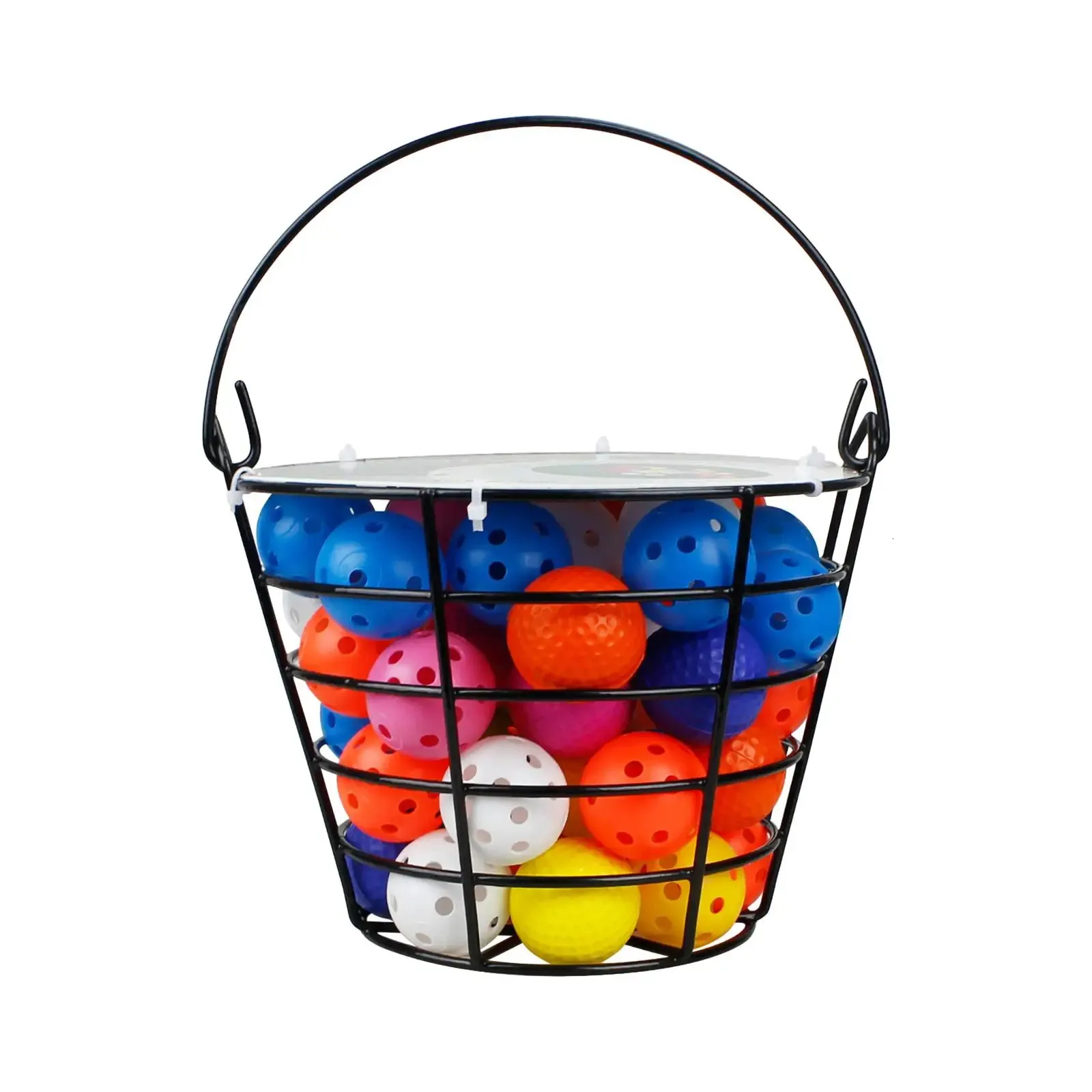 Golf Range Bucket Golf Ball Carrying Bucket Golf Ball Basket With Golf Balls For Outside Sports