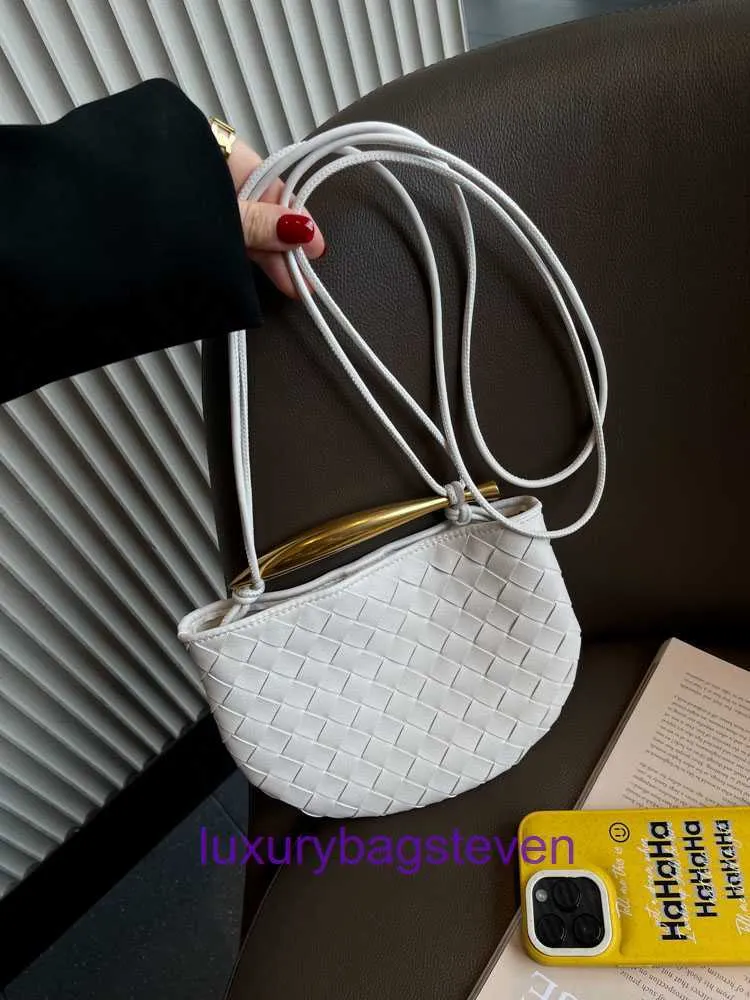 Top originele Bottgs's Vents's sardine groothandel draagtassen online shop Veelzijdige leren geweven tas Dames 2024 Nieuwe Premium Hand Dumpling One met echt logo