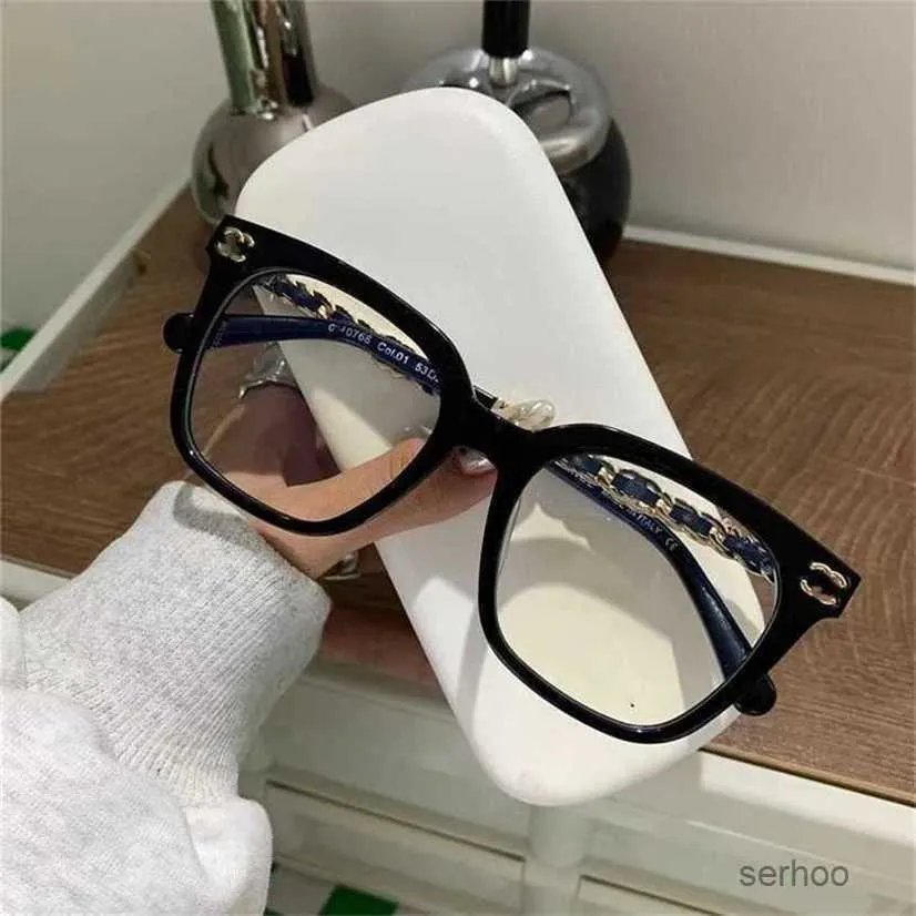 26% Off Sunglasses High Quality New Little Fragrance Eyeglass Popular on Net with the Same Pure Beauty God Tool Full Lens Display Thin Myopia Glasses Frame 0768