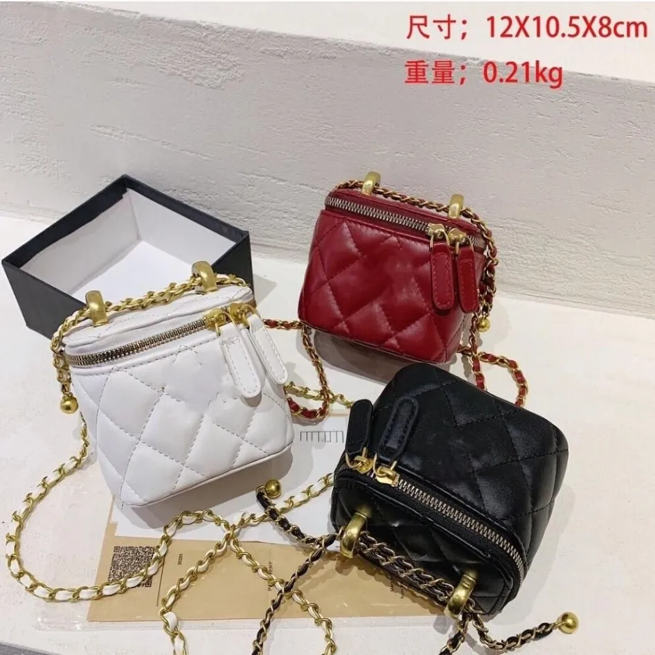 Designer Bags Chain Box Wallet Womens Classic Handbag Fashion Leisure PU Women Single Shoulder Bags Tricolor New Style Messenger B271d