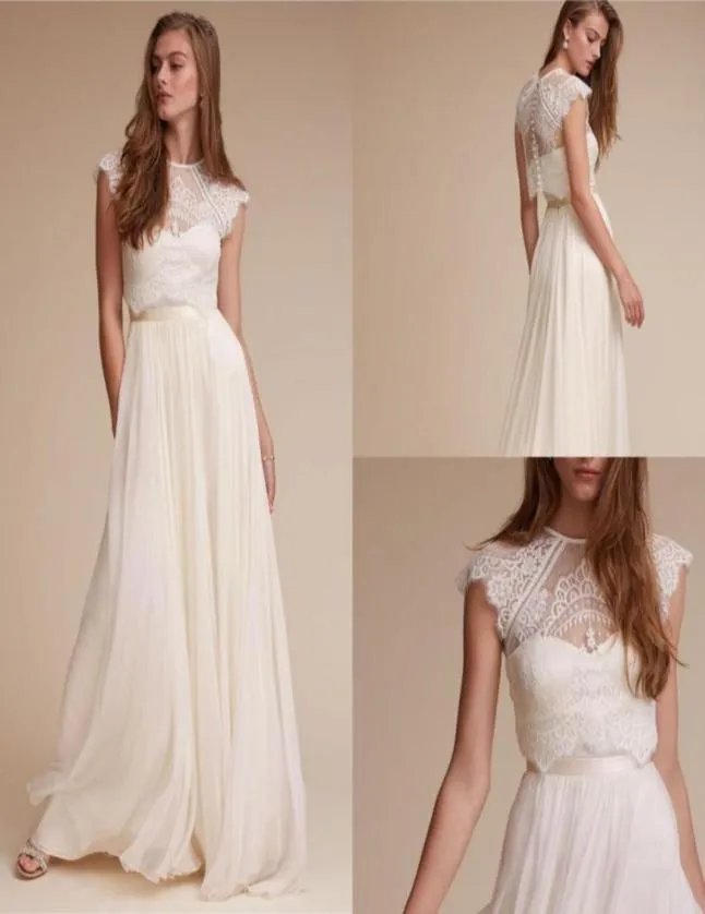 Bhldn designer jaquetas de noiva barato envoltórios de noiva casaco marfim capas de casamento envoltório bolero jaqueta boné manga renda vestido de casamento29953304366769