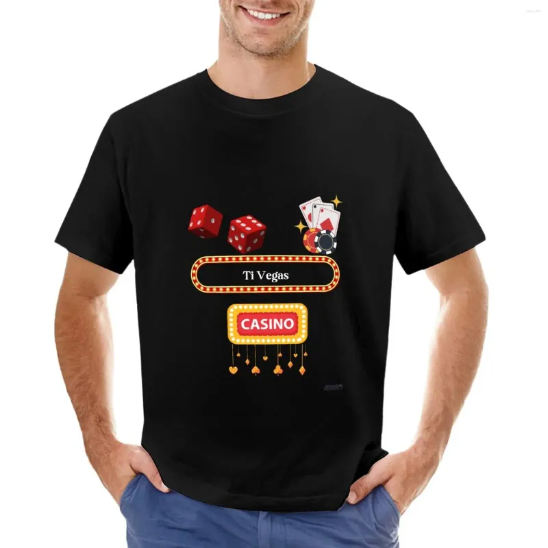 Regatas masculinas Ti Vegas Camiseta Roupas de verão Camisetas