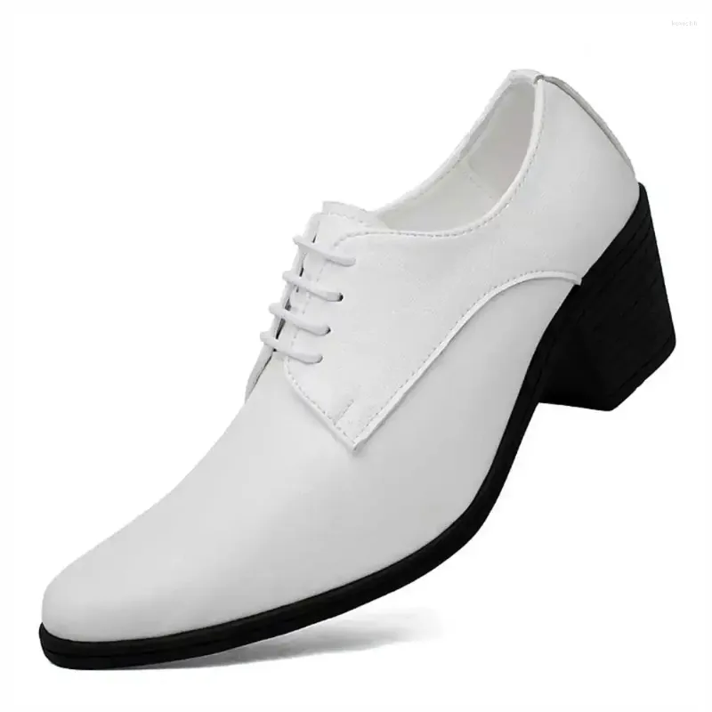 ドレスシューズQuinceanera Natural Leather Mens Wedding2024 Heels Bridal White Boy Sport Sneakers College Workout Snearkers