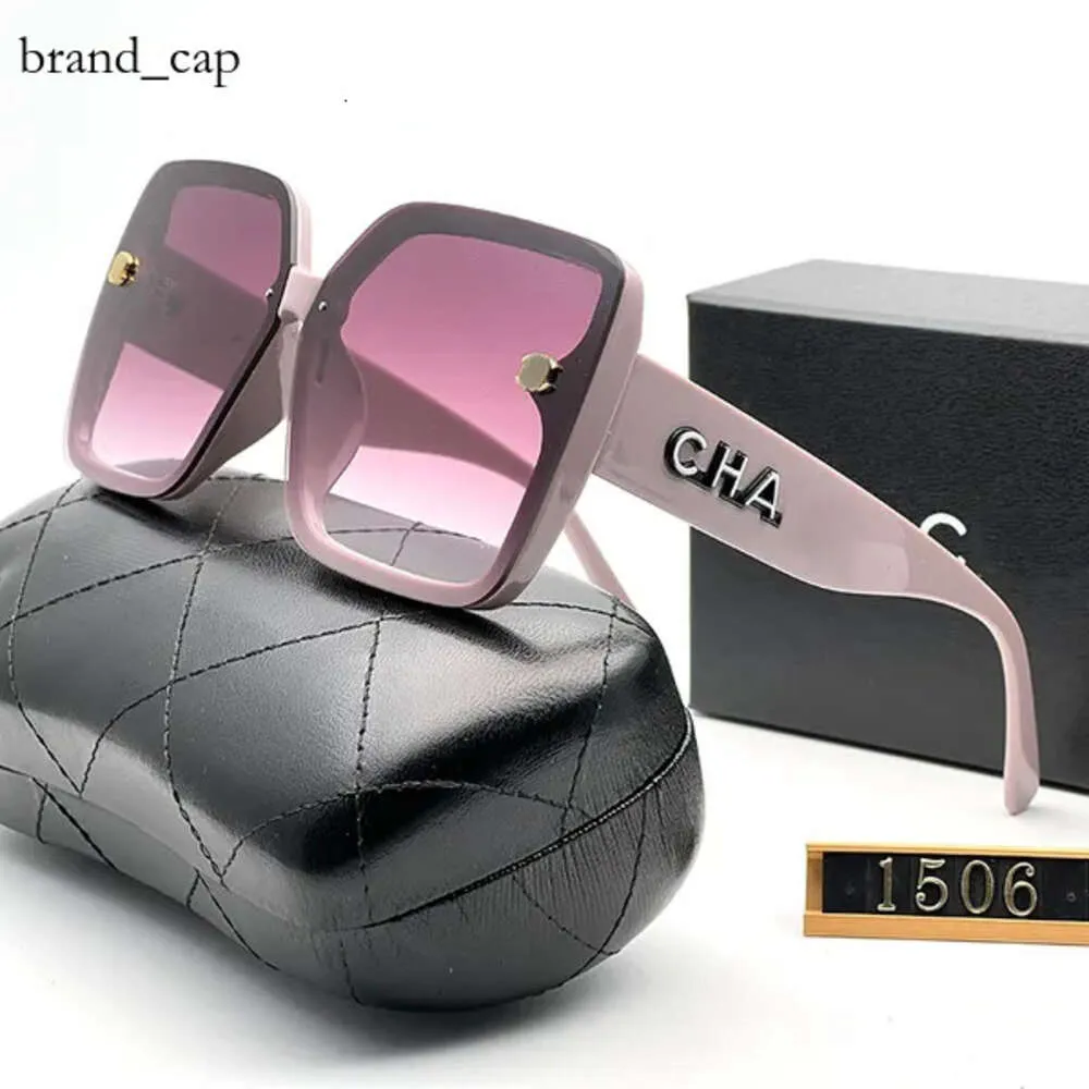 Chanels Designer Sunglasses for Women Channel Mens Sunglasses Chanells Oversized Square Frame Summer Polarized Sun Glasses with Wide Eyeglass Legs with Box 3917