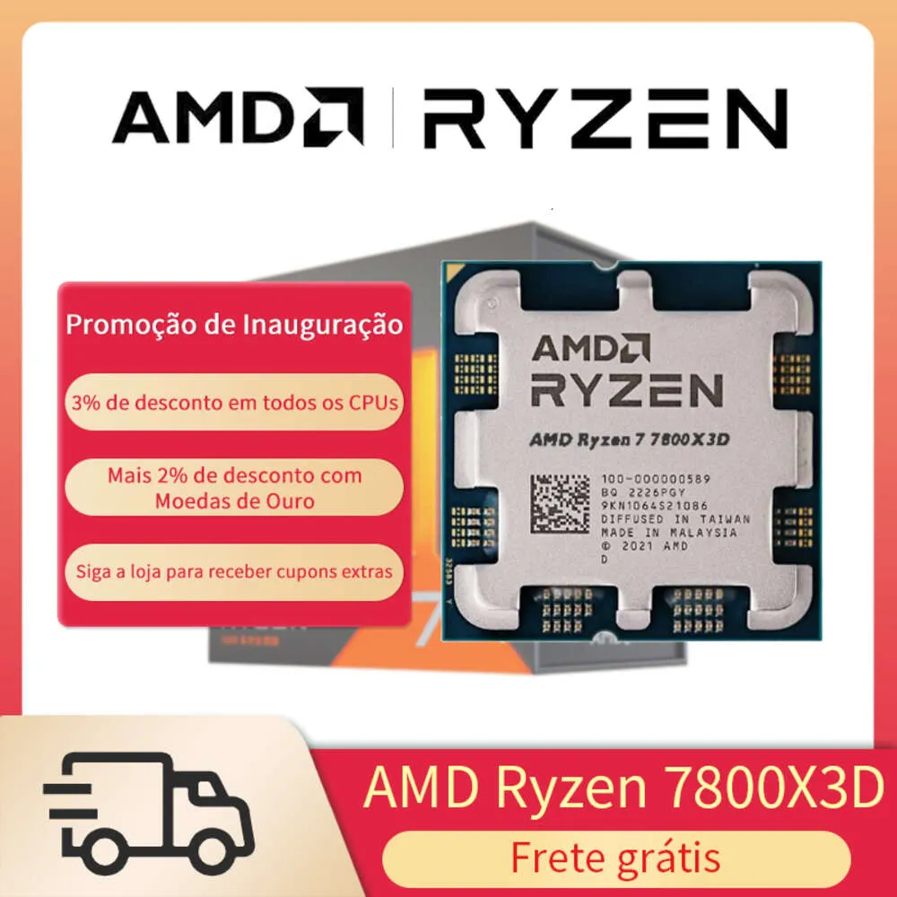 AMD RYZEN 7 7800X3D Gaming Amd Ryzen Cpu 8 Core, From
