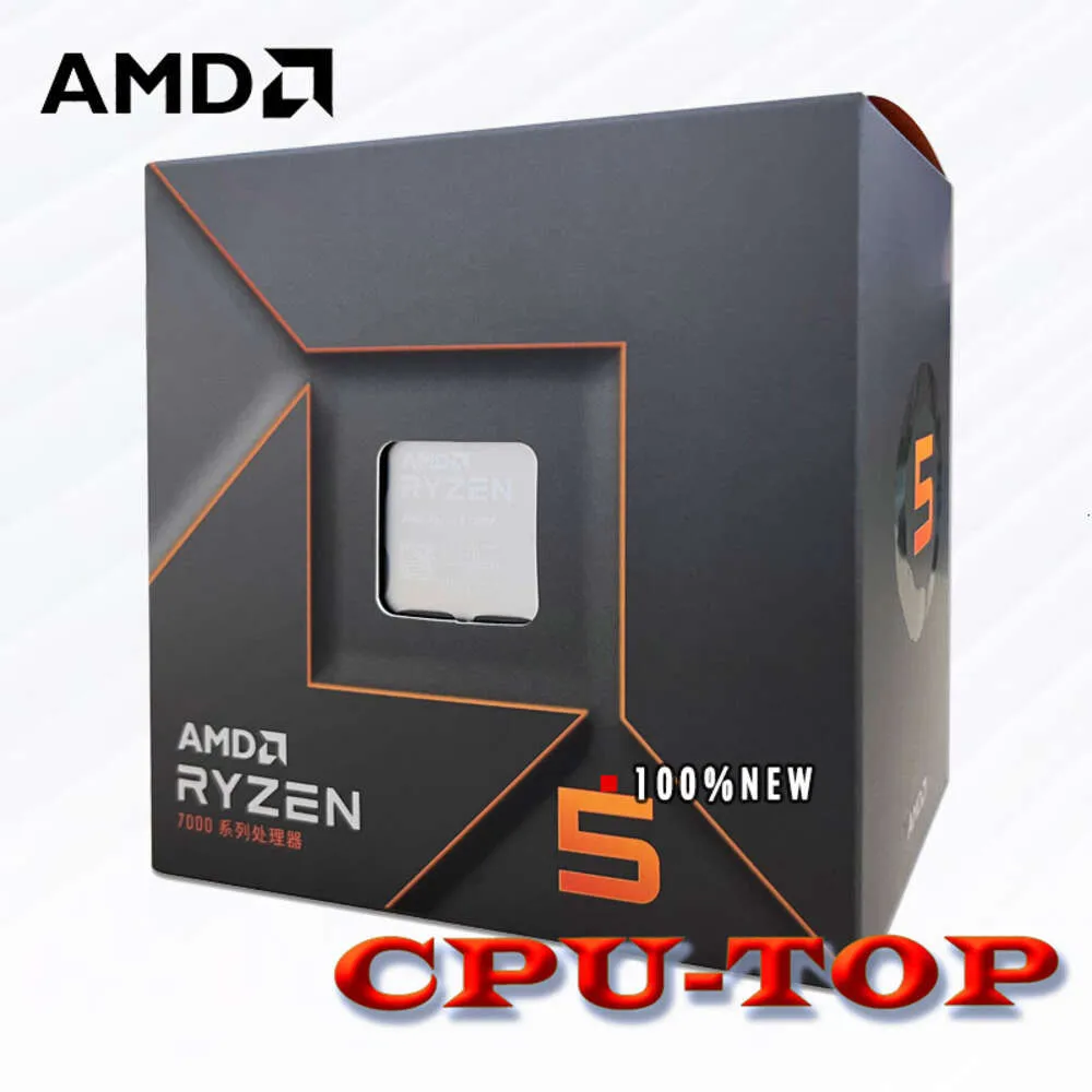 Save Big on Bulk Amd Ryzen 7500f Processor NEW AMD Ryzen 7500F R5 7500F  BOX 6C/12T CPU Processor 5NM L3=32M 100 000000597 Socket AM5 With
