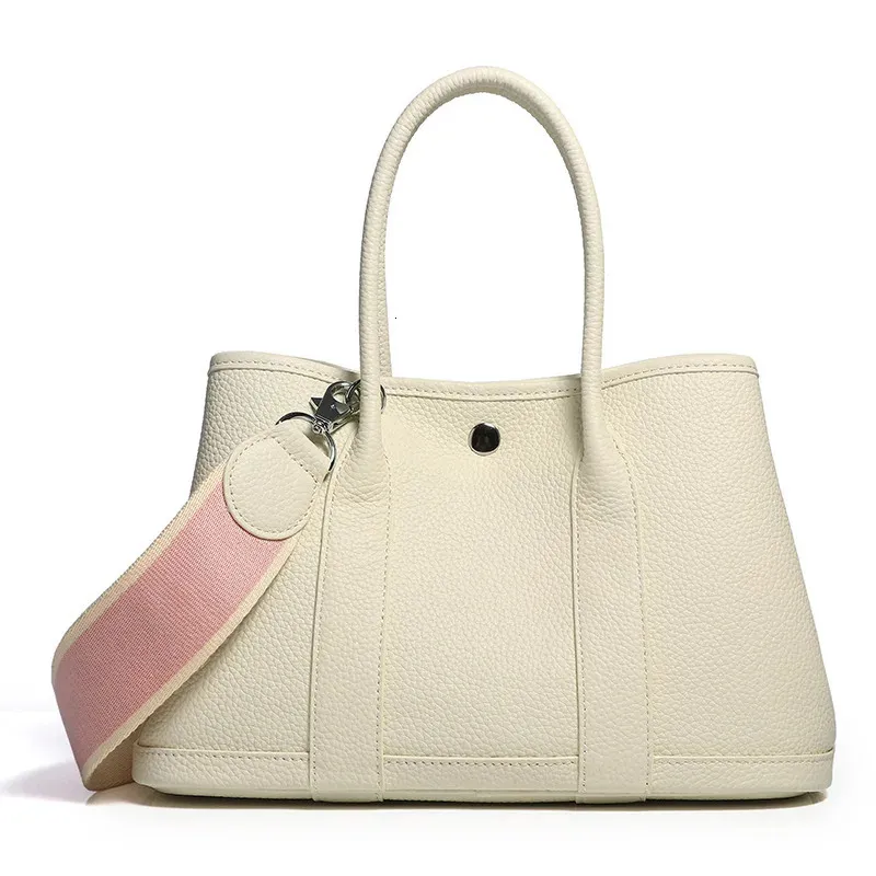Роскошные брендовые женские сумки на ремне из натуральной кожи, коровья сумка с тканевым широким ремешком, сумка для дизайнера 240309