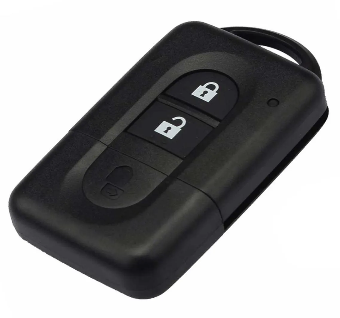 2 Button Remote key FOB Case Shell With cr2032 Battery For Nissan Micra X trail Qashqal Juke Duke Navara5013550