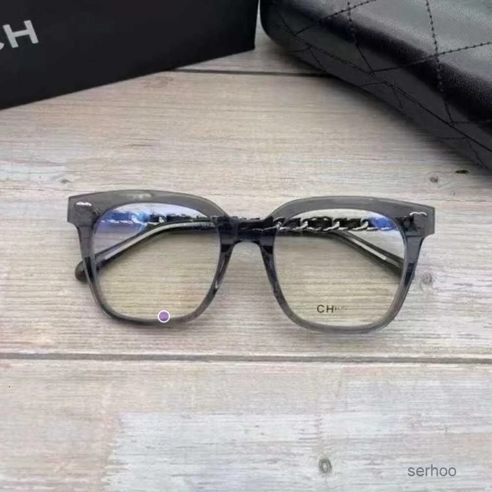 Channel Designer Sunglasses Top Quality Fashion Luxury Original New Little Fragrance Eyeglass Frame Popular on the with the Same Pure God Tool Full Frame Lens 0768