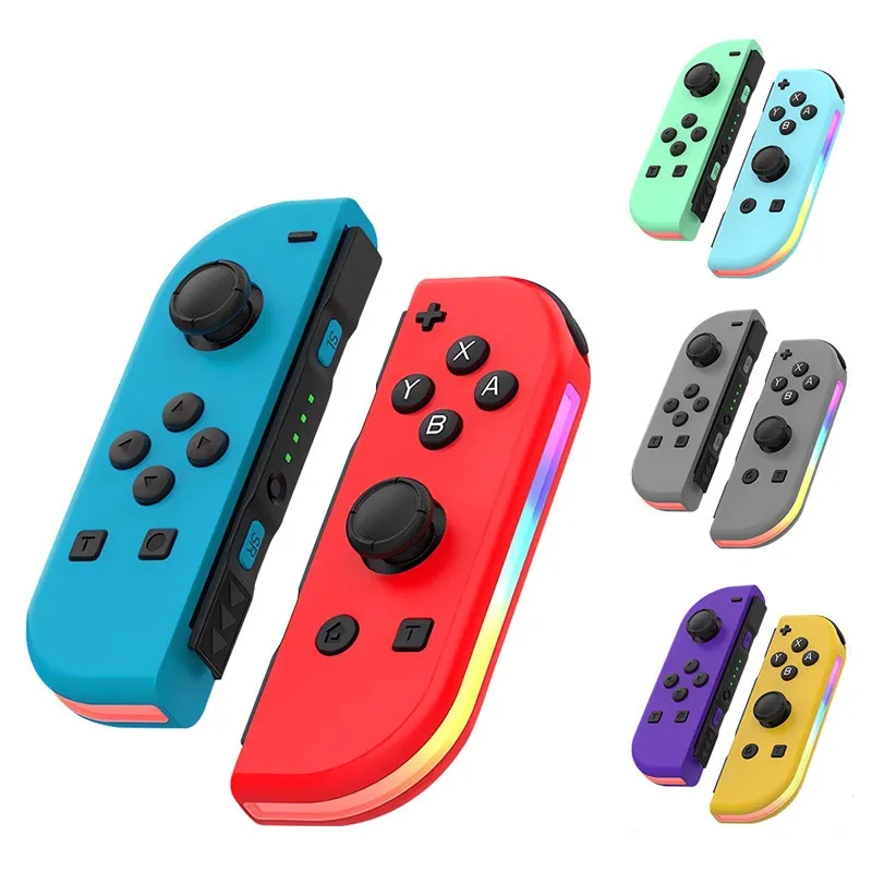 Nintendo Switch Konsolu/NS için Kablosuz Bluetooth Pro Gamepad Joystick, Perakende Ambalajlı Joy-Con Joy-Con Sol ve Sağ Tutamak Anahtarı Oyun Denetleyicileri