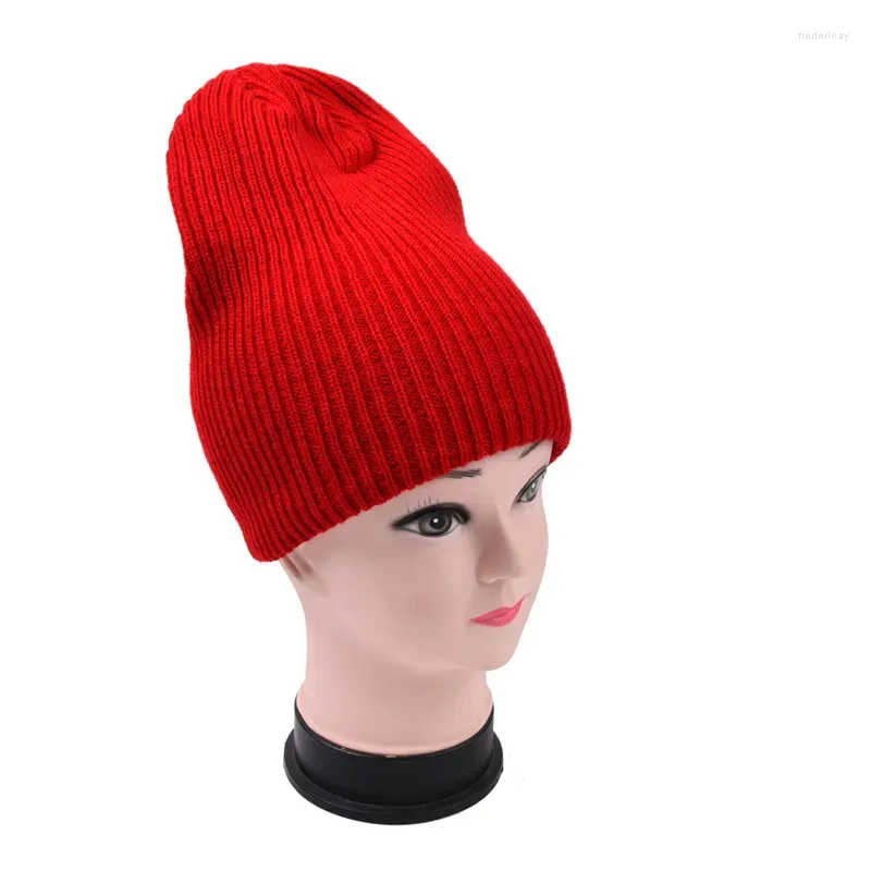 Cappellini invernali Cappello piastrellato lavorato a maglia su misura per uomo Donna Berretto melone Personalità Cappelli flangiati selvaggi Scaldino cofano Ladie Casual