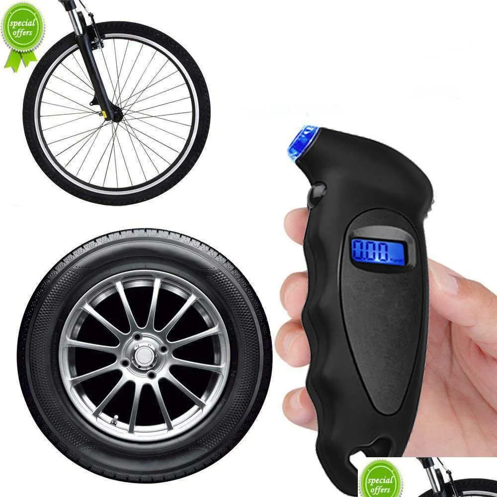 Other Auto Parts New Car Tire Pressure Gauge Tyre Wheel Type Tester Procession Tool Monitor Drop Drop Delivery Automobiles Motorcycles Dhyg9