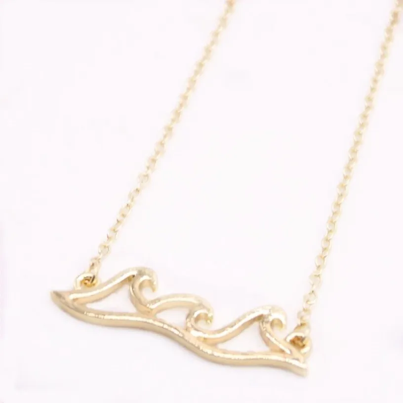 South American style pendant necklace Wave form necklace attractive gifts for women Retail and whole mix238e