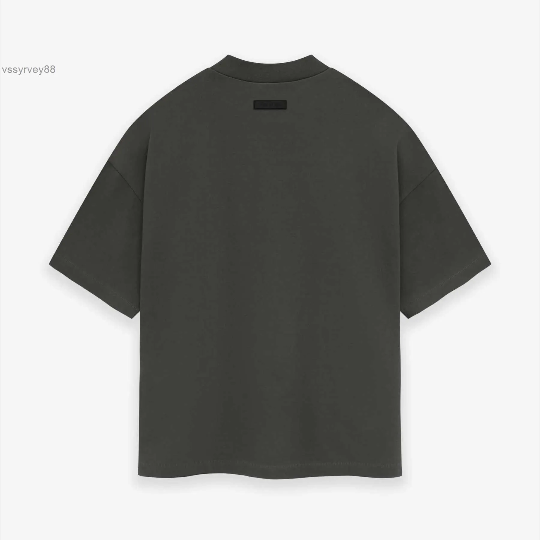 Ess Tasarımcı Gömlekleri 3D Baskı Mektupları Kısa Kol Glon Boyutlu Erkekler Günlük T-Shirt Sis Pamuk Moda Yüksek Sokak Gömlek Erkekler GCJO GCJO