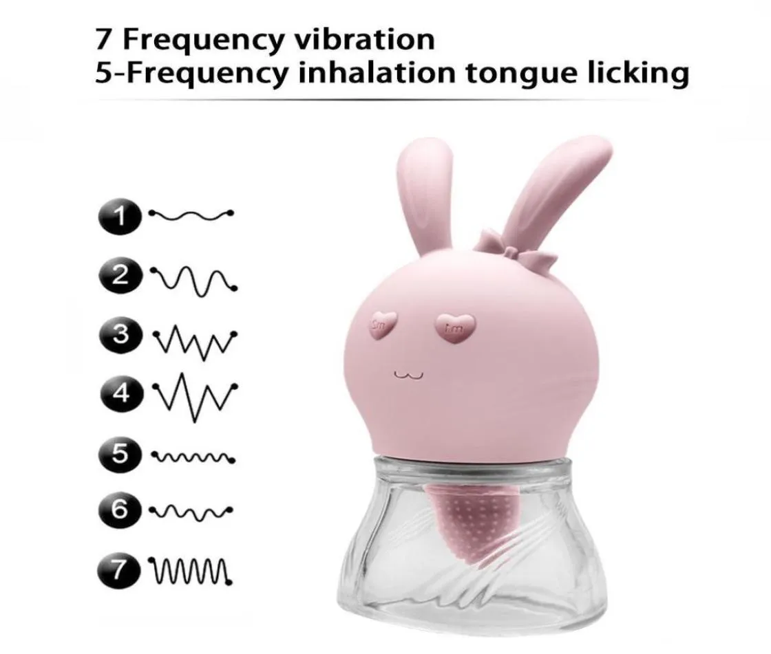 Quer Rabbit Licking Język wibratorowe jaja pochwy płciowe zabawki dla kobiety sutek ssanie stymulatora gspot łechtaczka body masażer 9542971