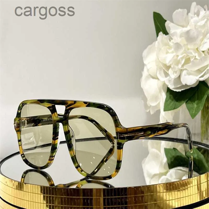 Óculos de sol óculos designer tom para mulheres ft884 lentes de quadro de grandes dimensões ford homens marca clássica caixa original gw7v