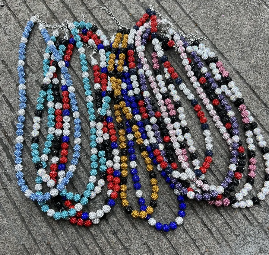 Bling Baseball Beads: Titanium Rhinestone Disco Ball Bling Baseball Beads: Titanium Rhinestone Disco Ball