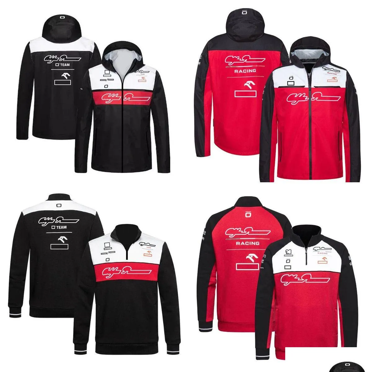 Motorradbekleidung, F1-Rennanzug, Frühling und Herbst, Team-Trikot, T-Shirt, gleiche Stilanpassung, Drop-Lieferung, Automobile, Motorräder, Dh4Nr