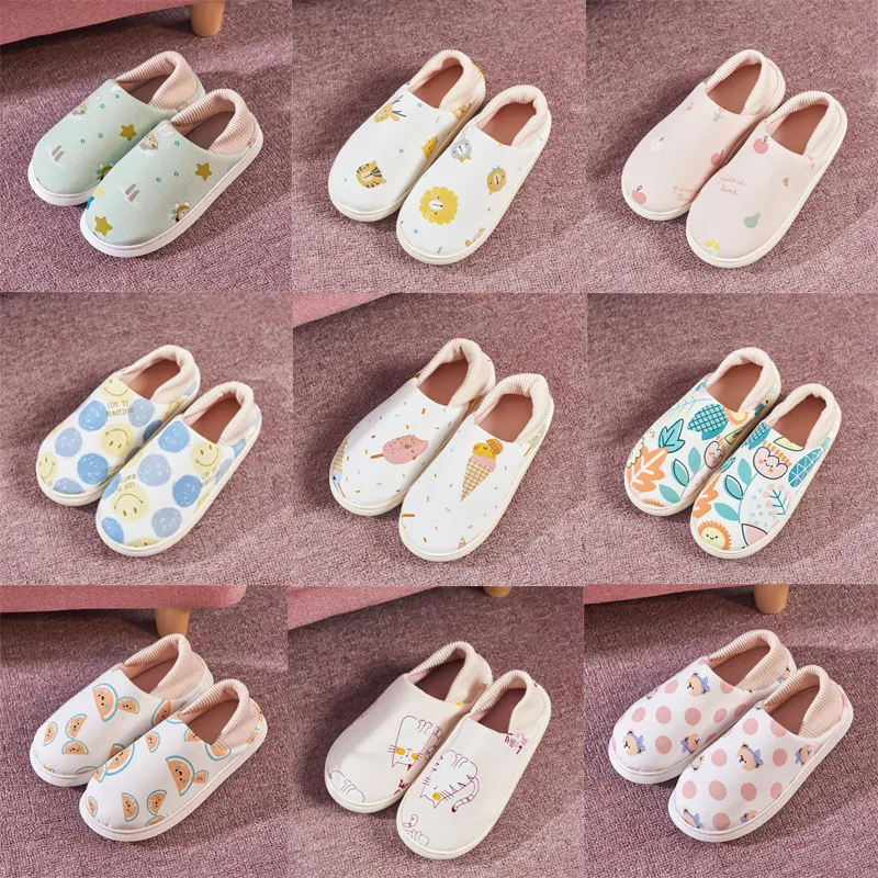 Pregnant Bottom Soft Womens Winter Nonslip Fruit Home Postpartum Large Size Cotton Slippers Size 36-41 GAI-26 569