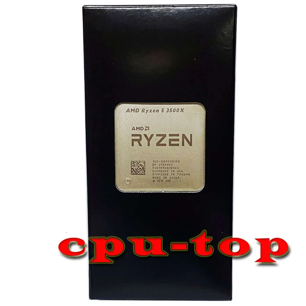 Processeur AMD Ryzen 5 3500X R5 3500X 3,6 GHz, six cœurs, six threads, 7 nm, 65 W, L3 = 32 Mo, 100-000000158, prise AM4