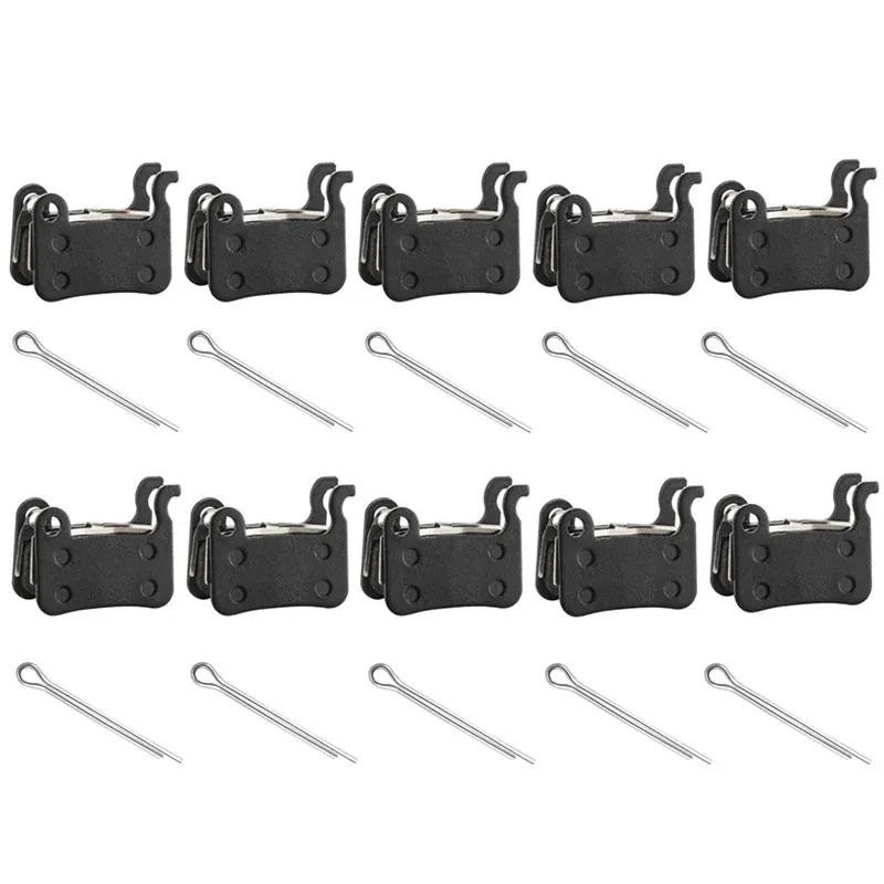 10 paia pastiglie freno a disco per bicicletta per Shimano XT M765 M775 XTR M975 Deore LX M585 T665 SLX M665 Hone M601 ZOOM Saint M800 240228