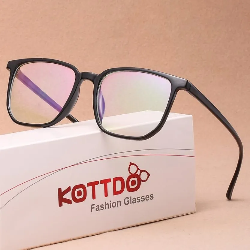 Fashion Sunglasses Frames 2022 Anti-Blue Light Eyeglasses Women Optical Myopia Glasses Men Computer Transparent Spectacle Eyewear320L