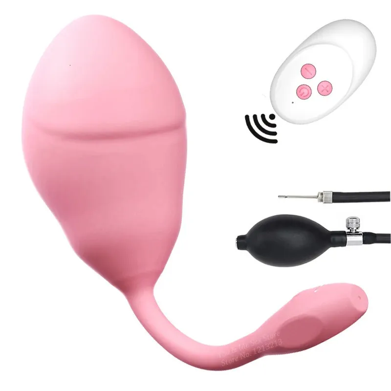 Wireless Inflatable Silicone Bullet Vibrator Egg for Vaginal and Clitoris  Stimulation with Remote Control from Dhgate Eggs/Bullets