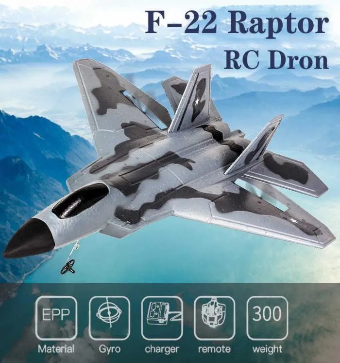 F22 F18 SU35 SU27 F16 24GHz EPP RC Airplane RTF with Wireless Remote Controller Drone Aircraft Model Boy gift F356219317