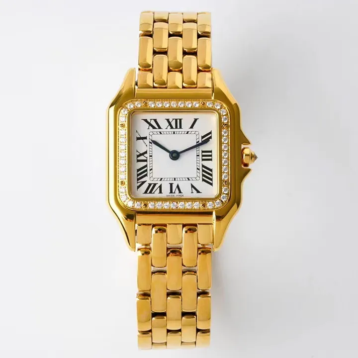 BVF high-quality watch gold plus diamond 316 fine steel case strap sapphire glass mirror Swiss quartz movement 27MM