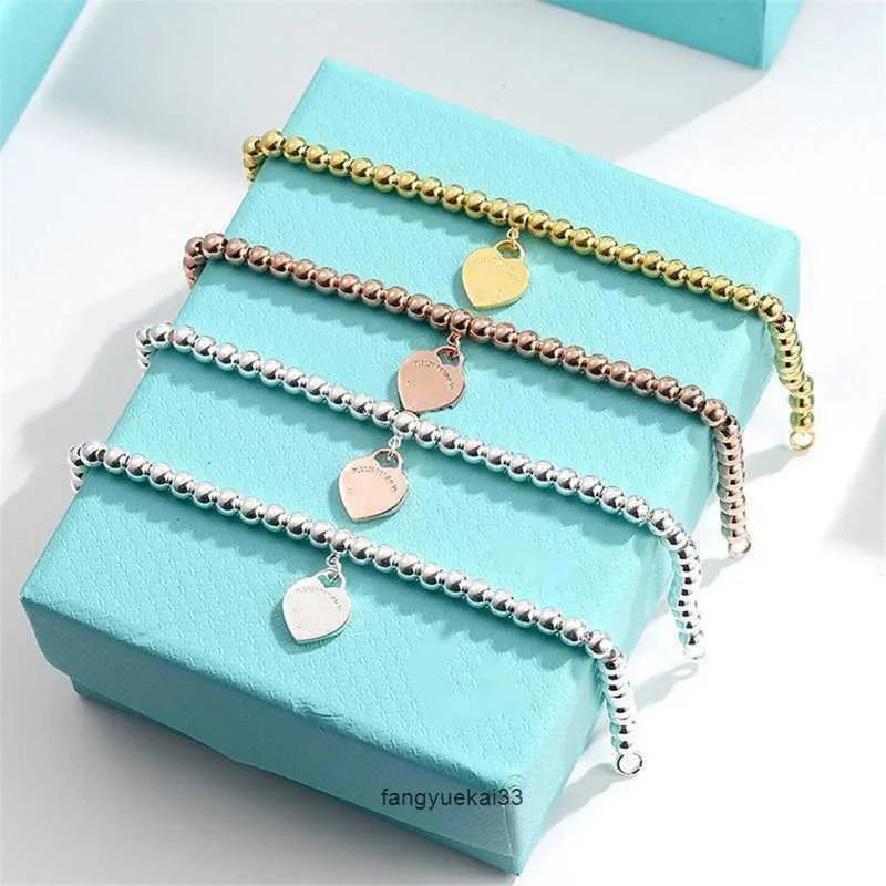 2024 Heart-shaped Fashion Bracelet Commemorative Gift Love Jewelry for Girlfriend Sier Designer W3M0