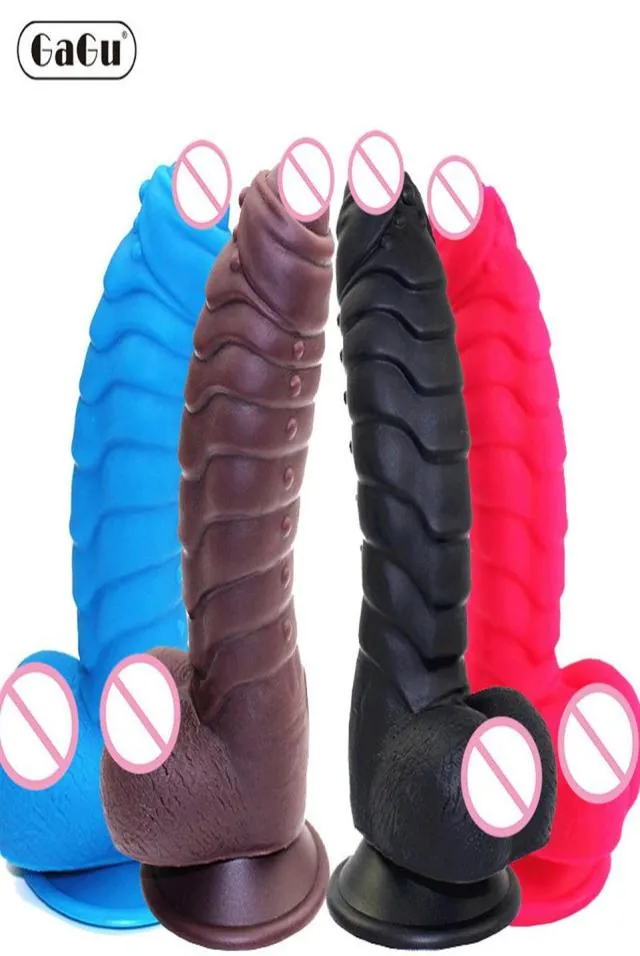 Gagu Dildo Color Dinosaur Scales Penis with ssaction kubek dildo żeńskie dorosłe zabawki seks