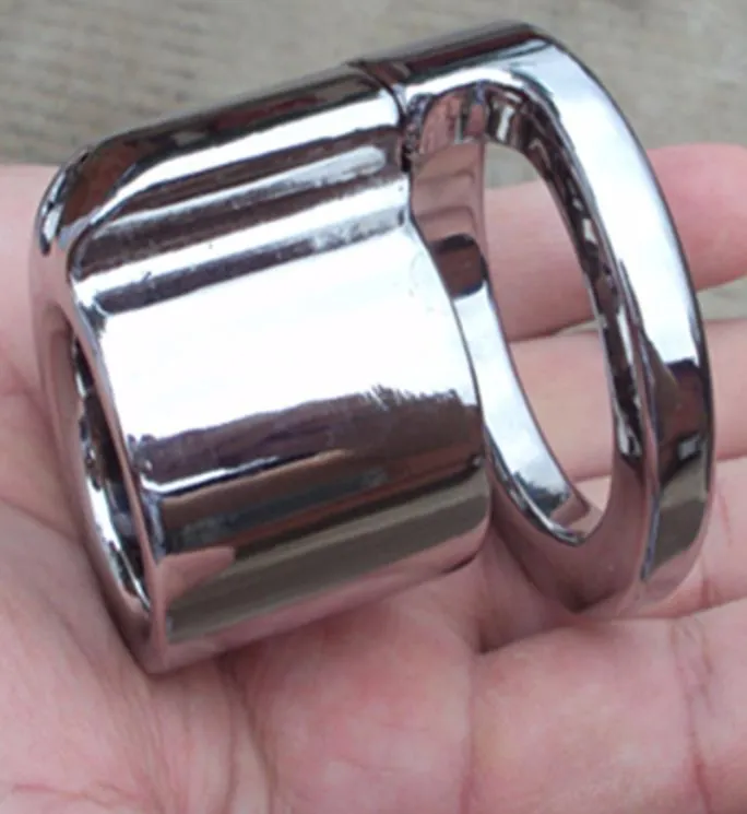 Nouveau pendentif lourd de poids de Scrotum d'acier inoxydable, anneau de verrouillage de retenue de pénis anneau de coq Cage de ceinture, jouet sexuel, B688949047
