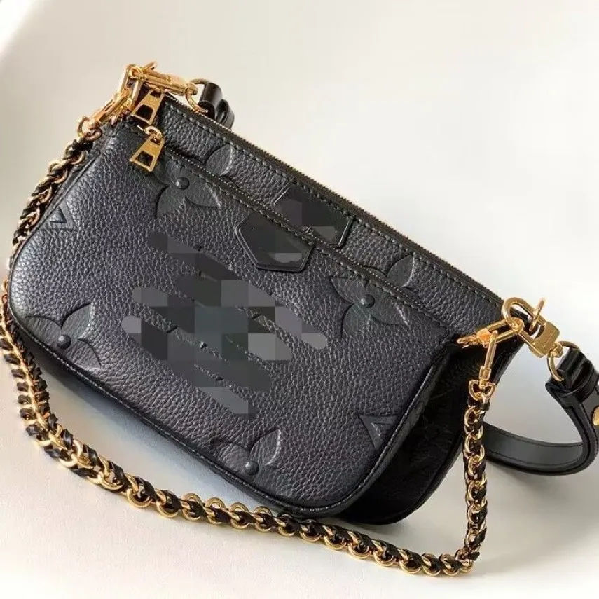 Kvinnor axelväska multi pochette designer handväska crossbody väska 3 st.