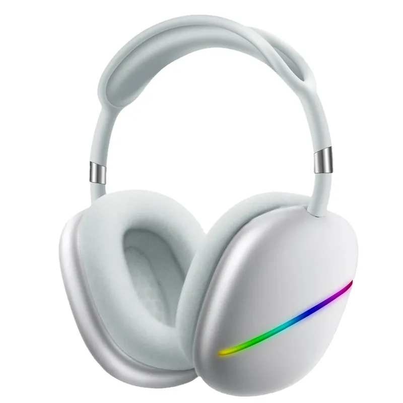 Bluetooth Kulaklık Maks-10 Kart RGB Renk Işıkları Ağır Bas Spor Oyunları Kablosuz Bluetooth Kulaklık