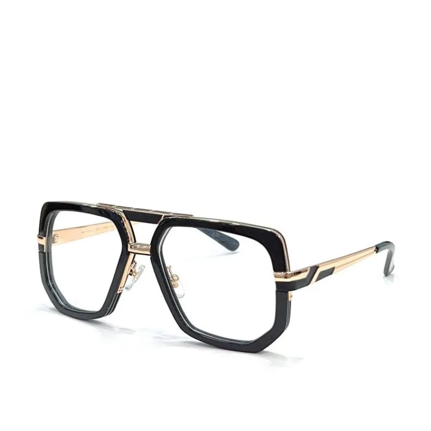 Nouveau design de mode cadre carré lunettes optiques rétro 662 style simple et populaire allemand mâle lunettes de qualité supérieure transparent len244i