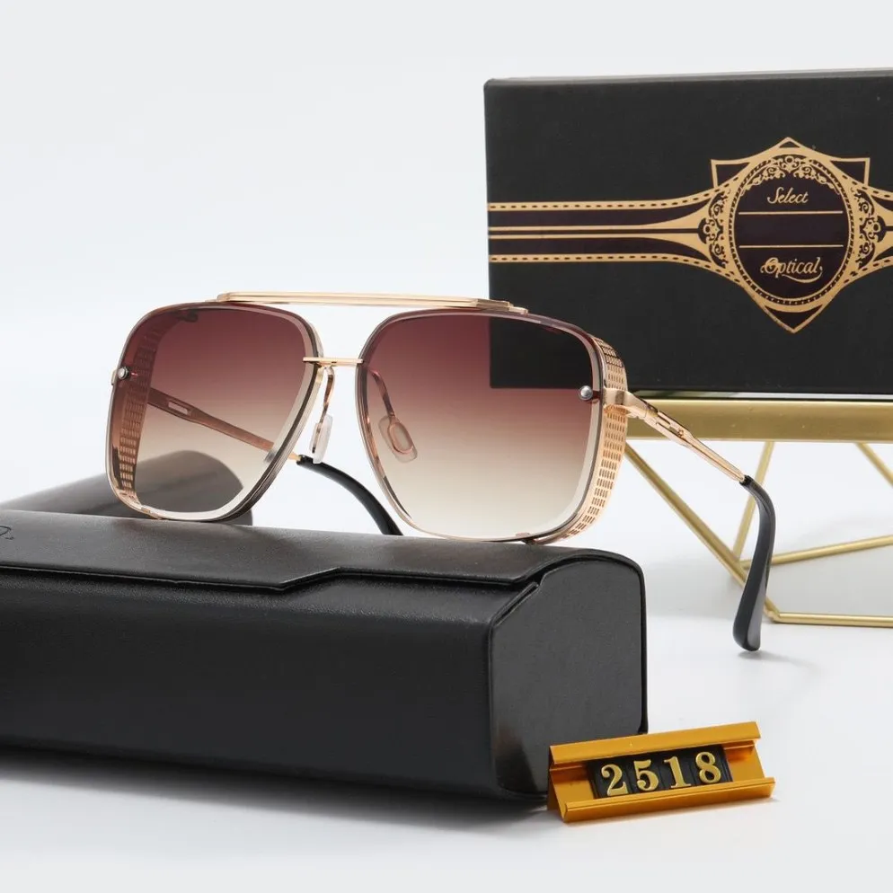 2023 occhiali di moda Nuovo Mach six Style Gradient Pilot Occhiali da sole uomo donna Vintage Brand Design uv400 Occhiali da sole DITA259g