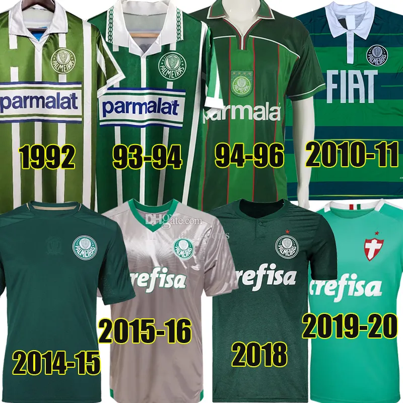 Palmeiras Mens Retro Soccer Jersey Breathable From Hulk_sports