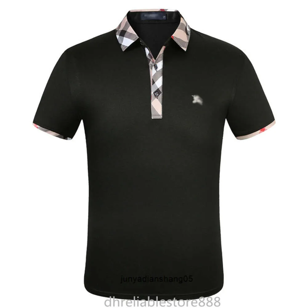 Mens T-shirt Fashion Designer Cotton Polo Lapel Short Sleeve Shirts Business Men T-shirts Large Size M--3xl