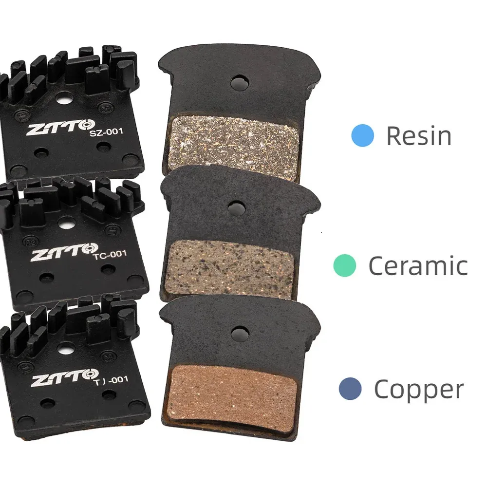 ZTTO Cooling Bicycle Disc Brake Pad Heat Dissipation Ice Tech Resin MTB Bike Hydraulic Oil Caliper Pads SLX Deore XT XTR M8000 240228