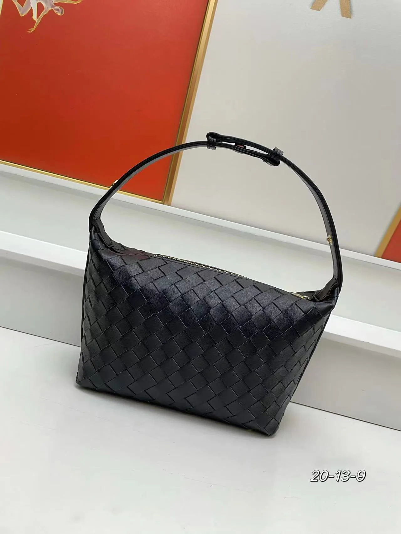 أعلى مقبض حقيبة أوفيديا الفخامة الجديدة الإبطية الجديدة يدها handbag668canvas جلدية حقيقية للنساء مينز مصمم مصمم قابض قابض الكتف أكياس أزياء الكتف