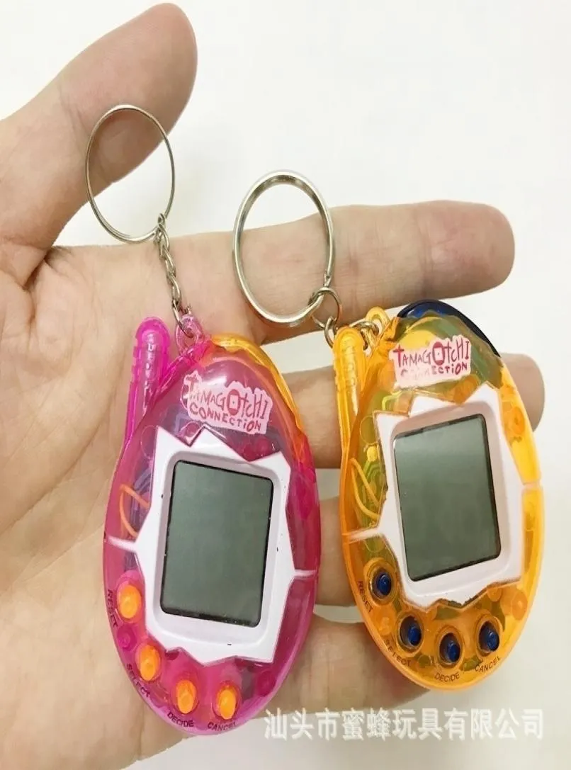 Vintage Retro Electronic Pets Virtual Cyber Digital Pet Kids Adult Funny Toy Keychain Finger Game Gifts Stress Relief HH254U0F4531309