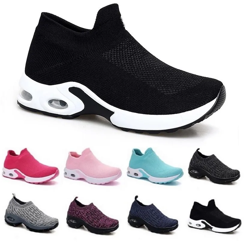 Style07 Fashion Men Running Shoes White Black Pink Laceless Bortable Bekväma herrtränare Canvas Shoe Designer Sports Sneakers Runners