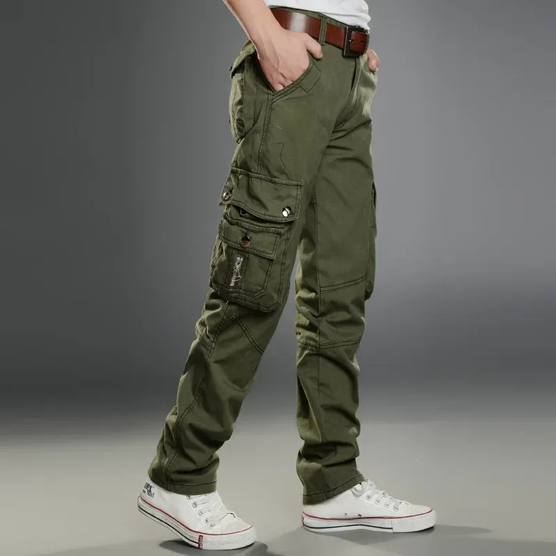 Seite Zipper Taschen Cargo Harem Jogger Hosen Männer 2021 Taktische Casual Harajuku Streetwear Sweatpant Hosen Männliche Hosen