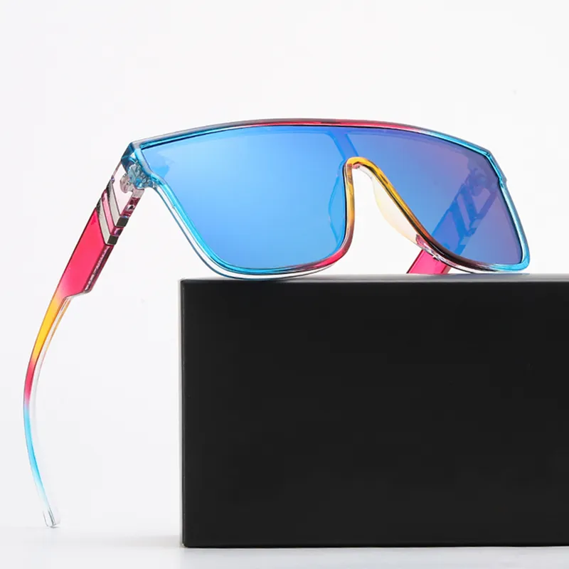 Gafas de sol clásicas para hombre y mujer, gafas de sol planas para conductor, gafas de sol deportivas con espejo para hombre, gafas de tendencia para conducir, gafas para pescar