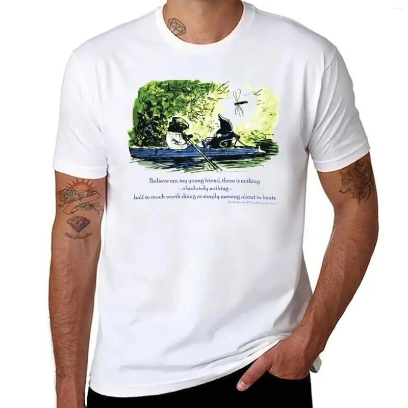 Débardeurs pour hommes déconner dans les bateaux T-Shirt vêtements mignons grande taille hommes T-shirts graphiques Hip Hop